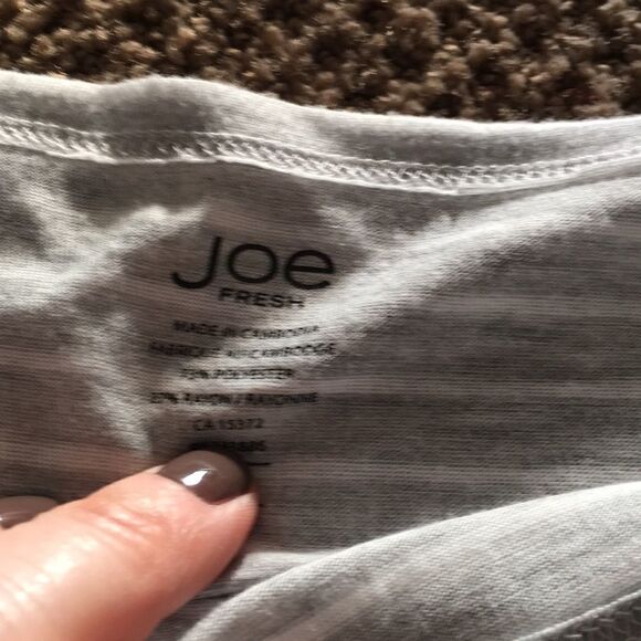 Joe Fresh Grey & White Ombré 3/4 Sleeve - Picture 4 of 5